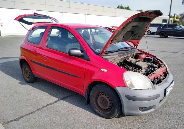 Toyota Yaris cena 6400 przebieg: 190000, rok produkcji 2005 z Katowice małe 137